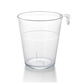 BarConic 2oz Clear Plastic Shot Glass with Hook