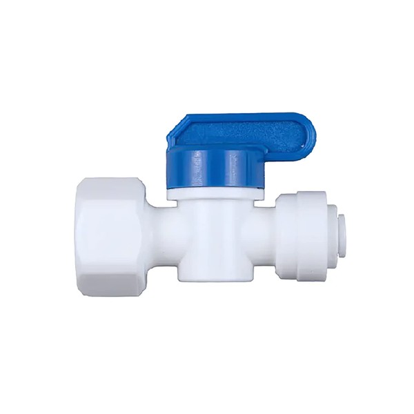 EZRODI Plastic Push-to-Connect to 1/2 Inch Female Valve Fitting (1/4-in