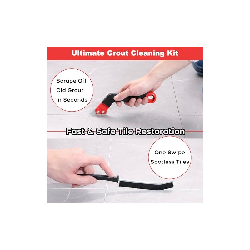 Grout Removal Tool Kit - 10-Piece Gifts for Men, Dad