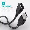 LORDTRONICS USB Male to USB Female Extender Cable Short-Long 3-10