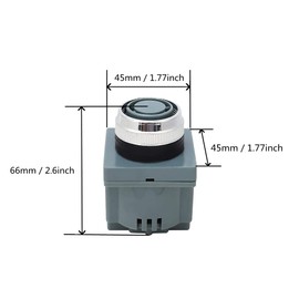 Fafeicy HRB-PS30 80dB 50Hz Electromagnetic Buzzer AC 220V 25mA Industrial High Power Alarm Buzzer for Electronic Products (AC 220V)