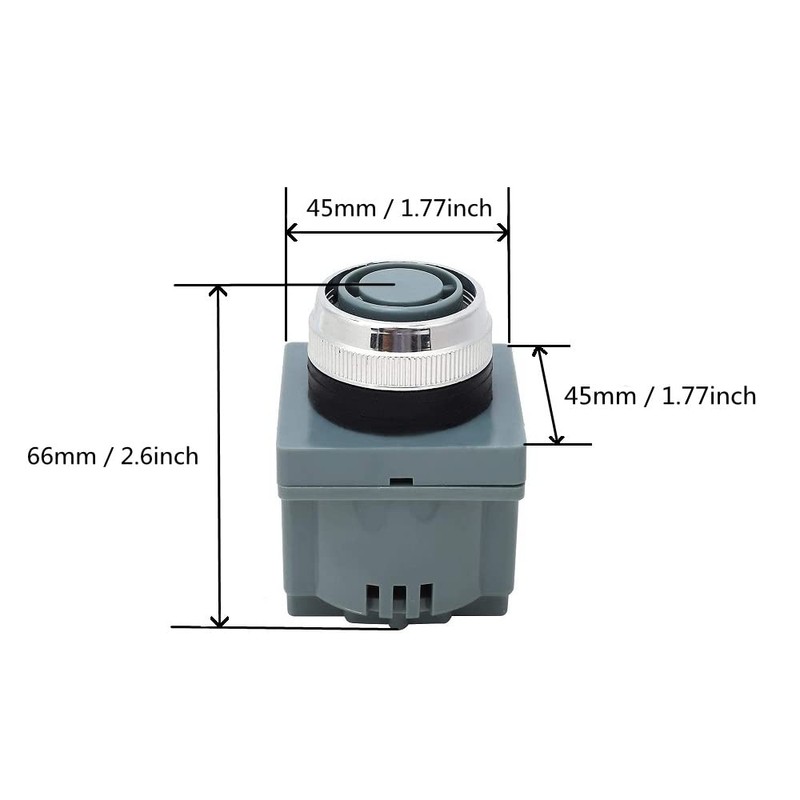 Fafeicy HRB-PS30 80dB 50Hz Electromagnetic Buzzer AC 220V 25mA Industrial