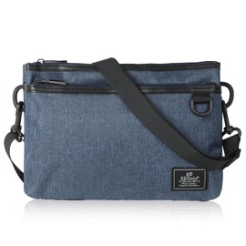 BB Field Men's Shoulder Bag, Sacoche, Cross-body Design, Unisex, Lightweight, Waterproof, navy