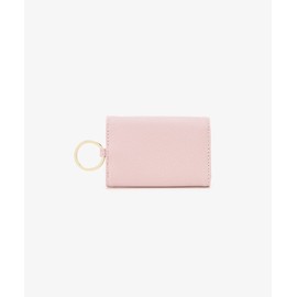 Afternoon Tea Living HQ43 Genuine Leather Key Case with Flower Charm/Afternoon Tea PREMIUM, Pink