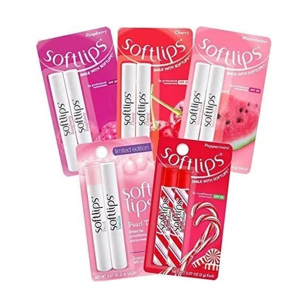 Softlips Lip Protectant 6 Flavor Ultimate Holiday Variedad P
