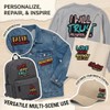 Religious Iron on Patches, Bible Verse Embroidered Appliques for Clothes