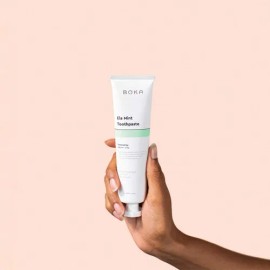"Pasta Dental Natural Boka Ela Mint 113g - Sin Flúor con Nano-Hidroxiapatita - Blanqueadora y Remineralizante - Sabor Menta Cardamomo Eucalipto - Vegana Apta Para Dientes Sensibles y Niños "