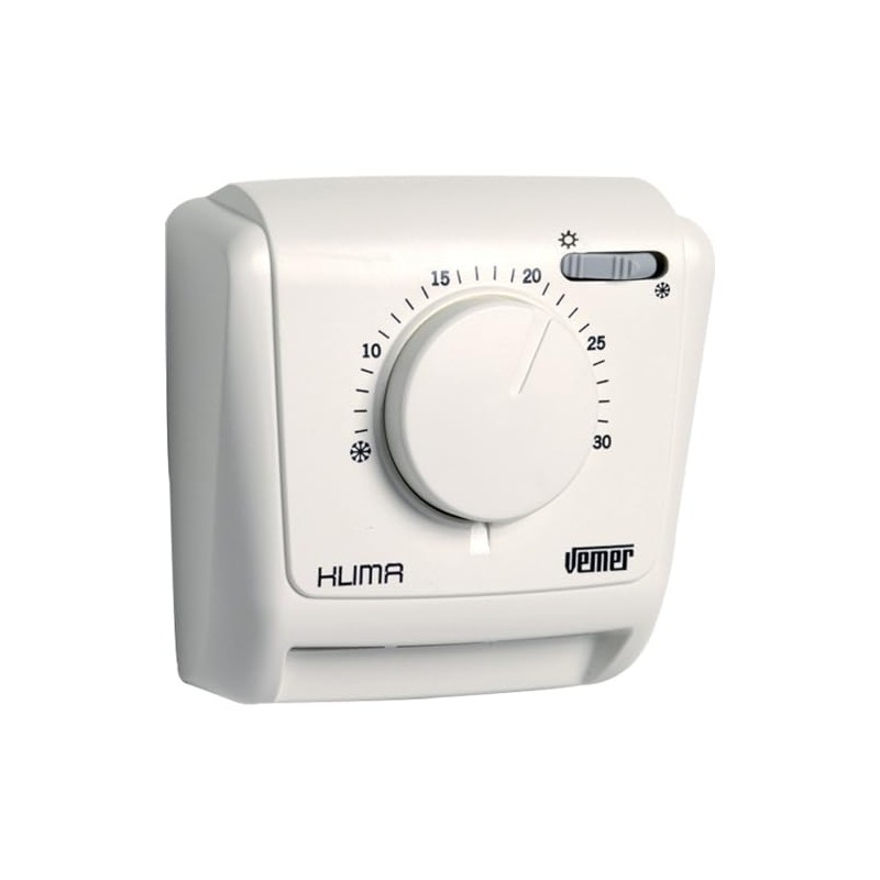 Vemer Klima SW VE023800 Wall Mounted Gas Expansion Thermostat White