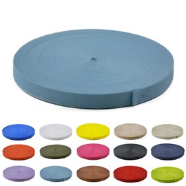 Roban Fashion Polypropylene Webbing, Length: 10 Metres, Pack of 1 - Available in Various Widths: 10 mm, 15 mm, 20 mm, 25 mm, 30 mm, 40 mm and 50 mm