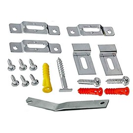 Premium Quality 25 Pack Wood Picture Frame T Screw Security Hangers with 1 Wrench Included