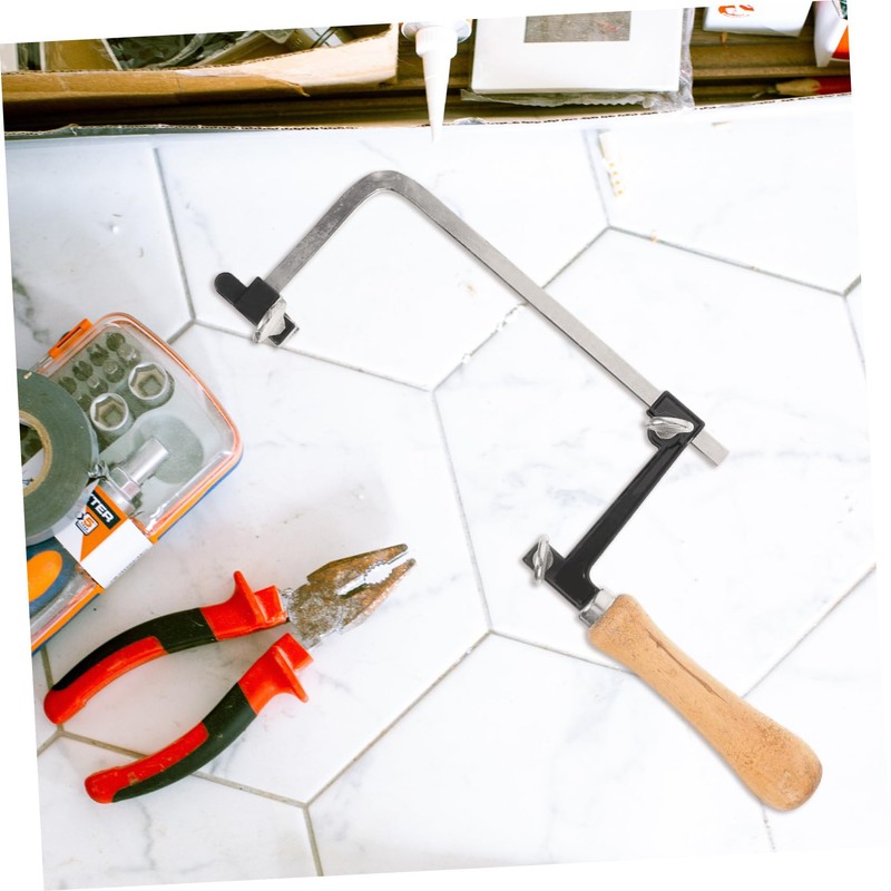 Angoily U-shaped Bow Saw Handle Lightweight and Compact Hacksaw for