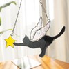 Angels Black Cat Suncatcher Lamp - Cat Memorial Gifts for