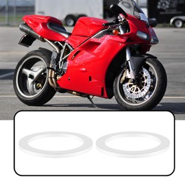 Briny River 4pcs Oil Sump Plug Washer 22032083A Brass Compatible with Ducati 748 851 888 998 Monster ST