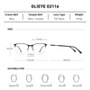 OLIEYE Cat Eye Reading Glasses For Women Retro Design Reader