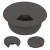 CordAway Round Plastic Desk Grommet Ideal for Home Office, Computer,
