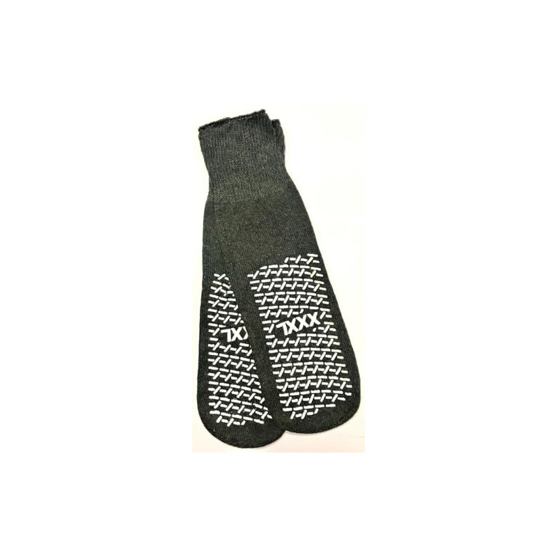 MediCounter 6 pairs Double Tread Bariatric Slipper Socks/Fall Prevention Socks-