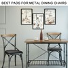 BUYUE 14" Magnetic Seat Cushion for Metal Stackable Kitchen Chair,