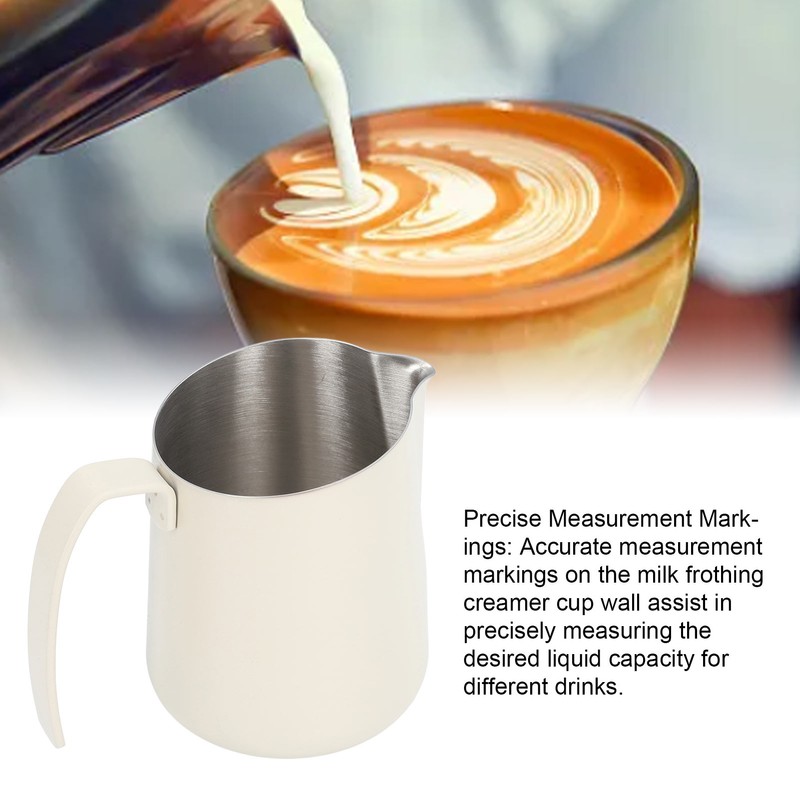 Milk Frothing Pitcher 304 Stainless Steel Creamer Cup Latte Art