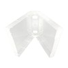 CheckOutStore Clear Storage Square Cases 40mm for Wood Mounted Rubber
