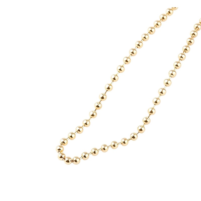 200pcs Connector Clasp Ball Chains Keychain Tag 2.4mm Bead 100mm/3.9”