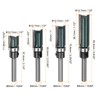 HARFINGTON Pattern Flush Trim Router Bit 0.24" Shank 1/2" Cutting