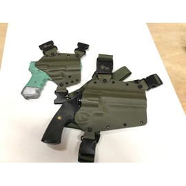 Hosking Chest Holster for Glock MAS OD Green (Glock 43X, Right)