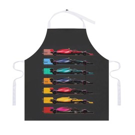 Brkgpw Formula Racing Cars Aprons Adjustable Aprons with Pockets Cooking Kitchen Chef Apron for Women And Men 1 Pack