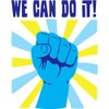 CafePress WE CAN DO IT Sticker Rectangle Bumper Sticker Car