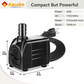 Aacabo Two Way Water Table Pump - Kids Outdoor Fun Summer Game Toys