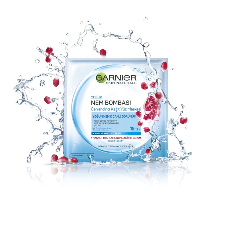 Garnier Skin Naturals Aqua Bomb Sheet Mask (Pack of 1)