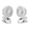USB Desk Clip On Fan Intelligent Digital Display 3 Blades