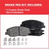 1 for 2018-2024 Toyota Camry Front and Rear Ceramic Brake