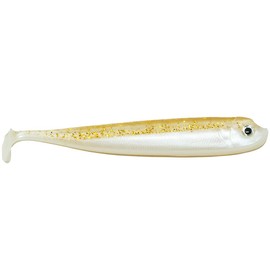 Zanderfang - Rubber fish zander fishing with rubber fish white - 12.5 cm artificial bait predatory fish - 4 pieces