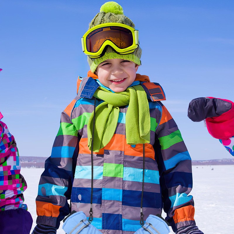 Yardwe 4pcs Gloves Straps Mitten Clips Adjustable Glove Clips Mittens