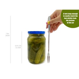 Pickle Forks Olive Fork pickle grabber,pickle picker for the jar,Cocktail Forks,Set of 4