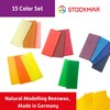Stockmar Natural Modelling Beeswax: 15 Assorted Colors of Beeswax Sheets