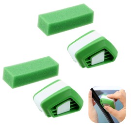 2 Pcs Wiper Blade Cutter Restorer Professional Car Wiper Repair Tool with Sponge for Most Car，Truck，SUV and Van, Green