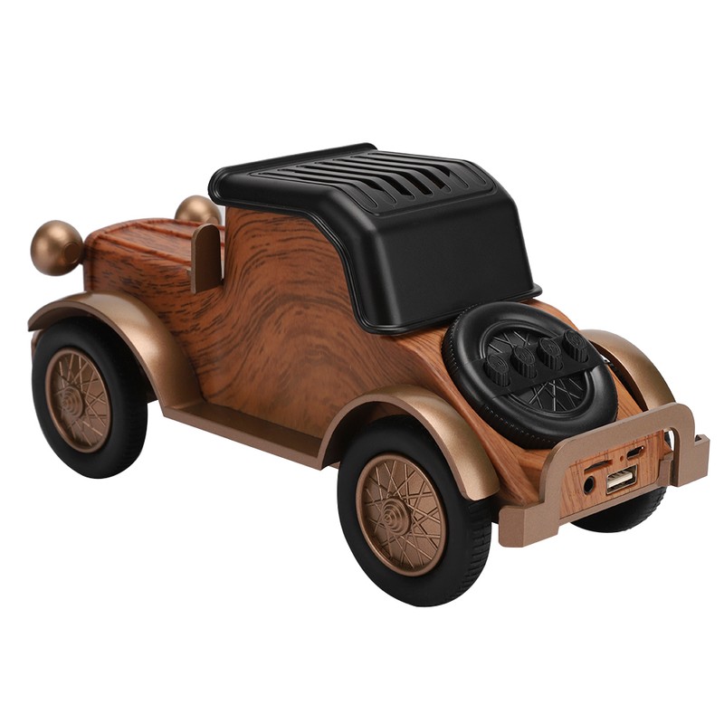 WISENOVO Vintage Car Shape Wireless Bluetooth Speaker Soundbox Home Audio