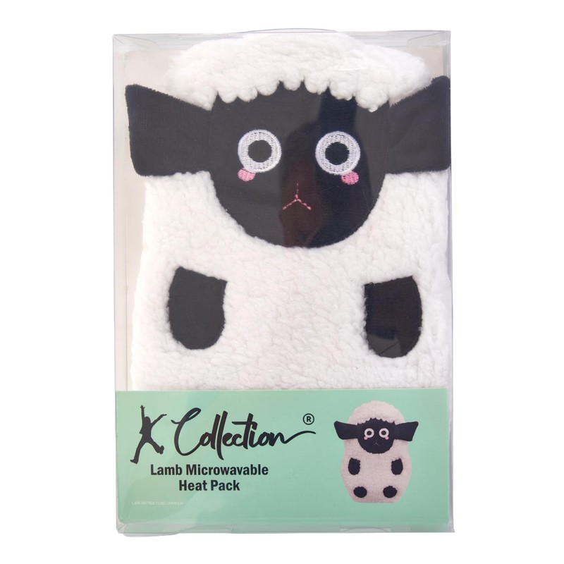 K Collection Heat Pack with Novelty Plush Cover - Lamb