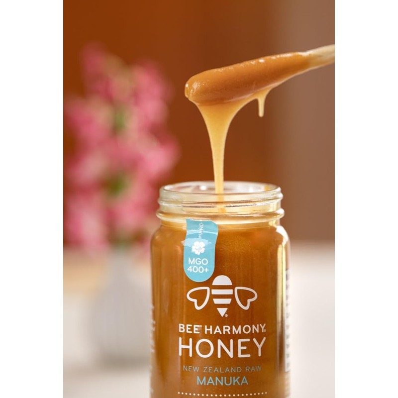 Bee Harmony Raw Manuka Honey, 400+ MGO, New Zealand, 12