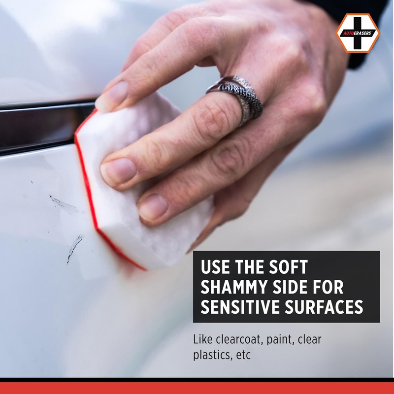 AutoERASERS™ Instant Detailing Car Bikes Wash Sponge, Non-Scratch Car Cleaning