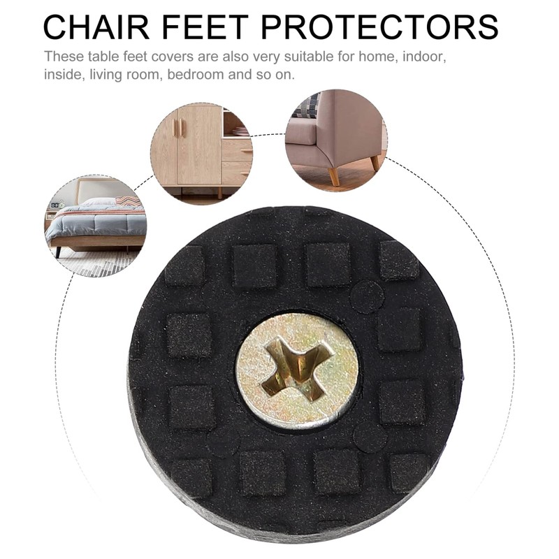 LALAFINA 28sets Chair Feet Sliders Desk Leg Protective Pad Furniture