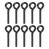 HARFINGTON 10pcs Dogging Hex Key Wrench 7/32" SAE Metal Dog