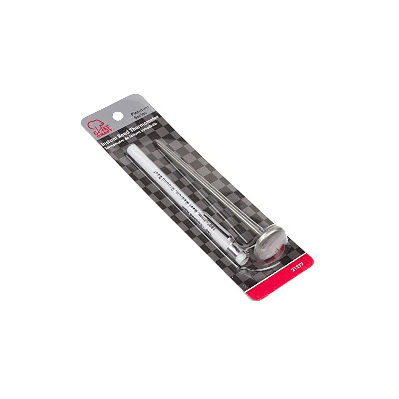 Chef Craft Select Instant Read Thermometer, 5.5 inches in Length,