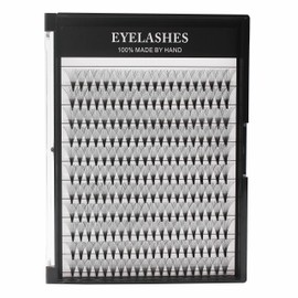 Bodermincer Large Tray 20D Premade Russian Volume Fans Eyelashes Long Stem Lash Pre made Eyelash Extensions Supplies (16MM)