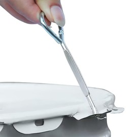 1pc Silver Stainless Steel Simple Can Opener,Multifunctional Can Opener,Simplicty Fashionable Bottle Opener, Paint Bucket Opener Beer Durability and attraction,Manual Can Openers