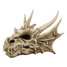 Ebros Gift Jurassic Grendel Elder Dragon Head Skull Realistic Fossil Statue 9" Long Might and Magic for Medieval Fans Game of Thrones Lovers Dungeons and Dragons Fantasy Decor Figurine