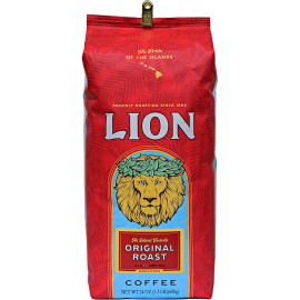 Lion Coffee Original Lion Coffee, Auto Drip Grind, Large Bag: 24 oz, Ships Anywhere Today!