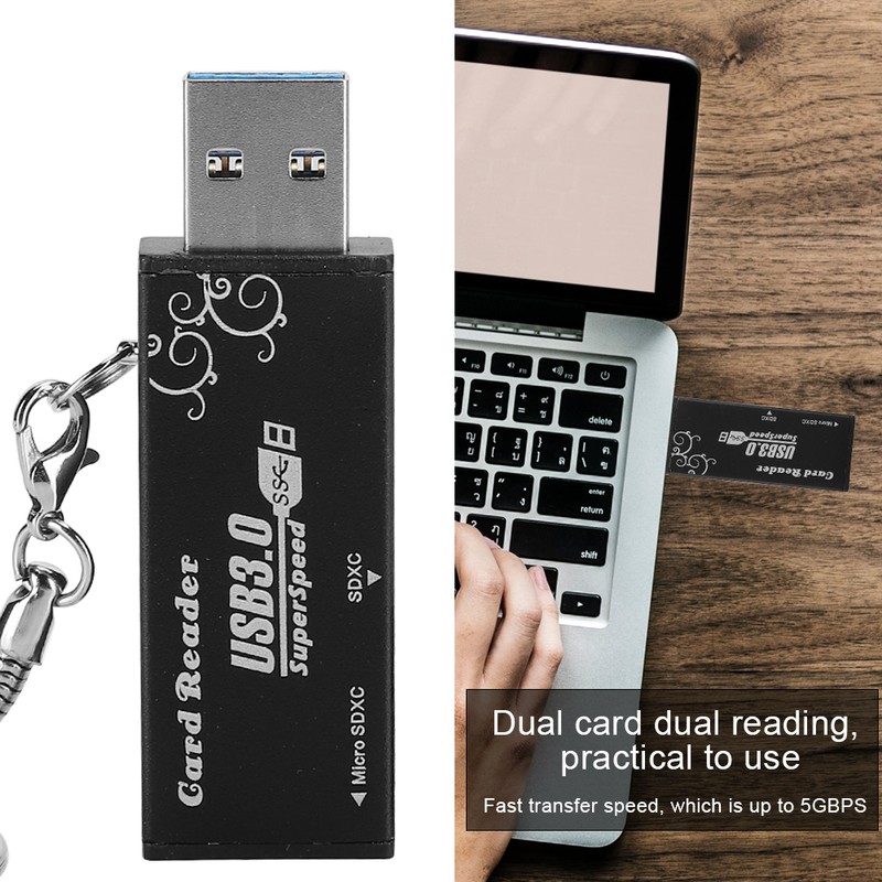 Multi Function Memory Card Reader Portable USB 3.0 High Speed