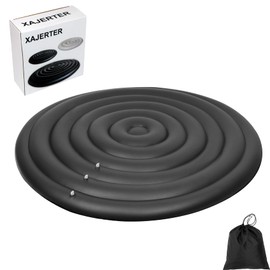 Inflatable Hot Tub Cover Round Replacement, Fits All Saluspa Coleman Intex, Thermal Insulated & Energy-Saving Weatherproof Protector, Unique Design Flexible Adjust Pool Cover Size